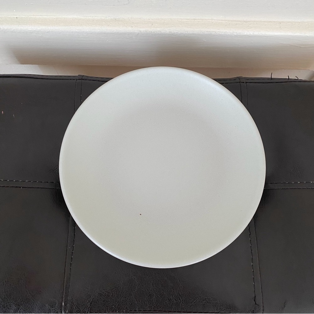 $46 New Heath Ceramics Opaque White Color Coupe Salad Plate 8.25'' Diameter
